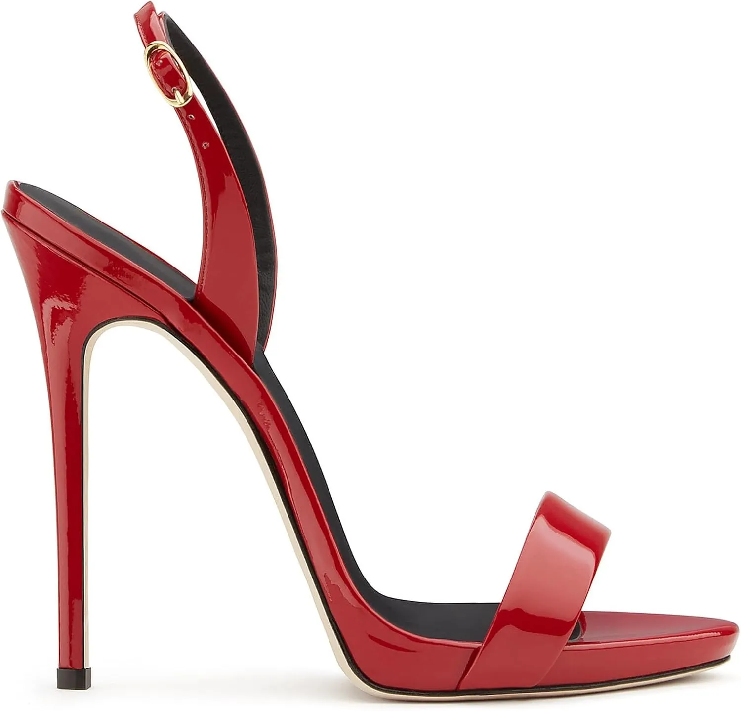 Women's One Word Belt Stiletto High Heels Fashion Pointed Toe Adjustable Ankle Straps Pump Dressy Sexy Sandals
