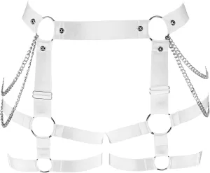 Womens Plus Size Leg Belt Garter Belt Harness Body Cage High Waist Hollow Out Gothic Punk Dance Rave
