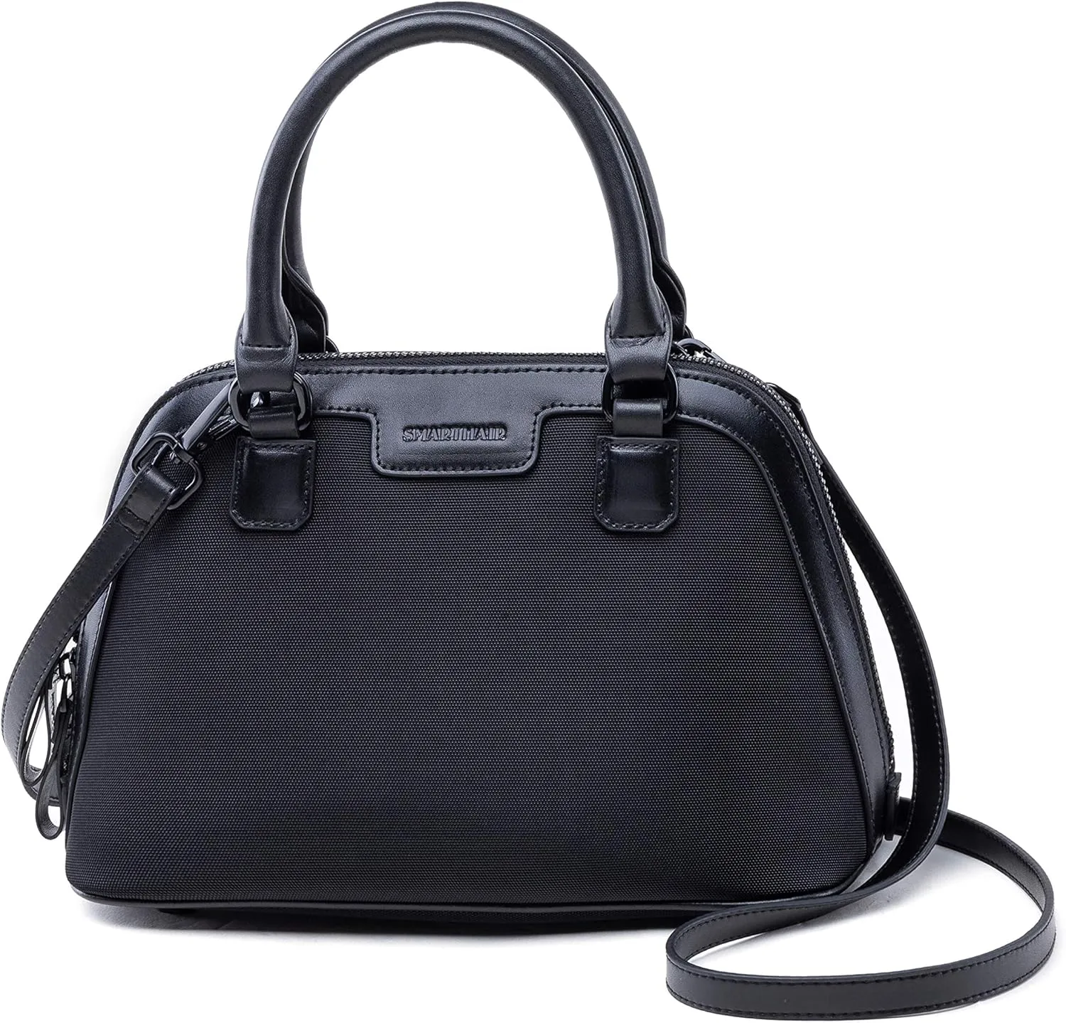 Womens Shoulder Bag Nylon Top-Handle Bags Tote Purse,Black,TA30