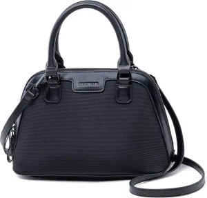 Womens Shoulder Bag Nylon Top-Handle Bags Tote Purse,Black,TA30