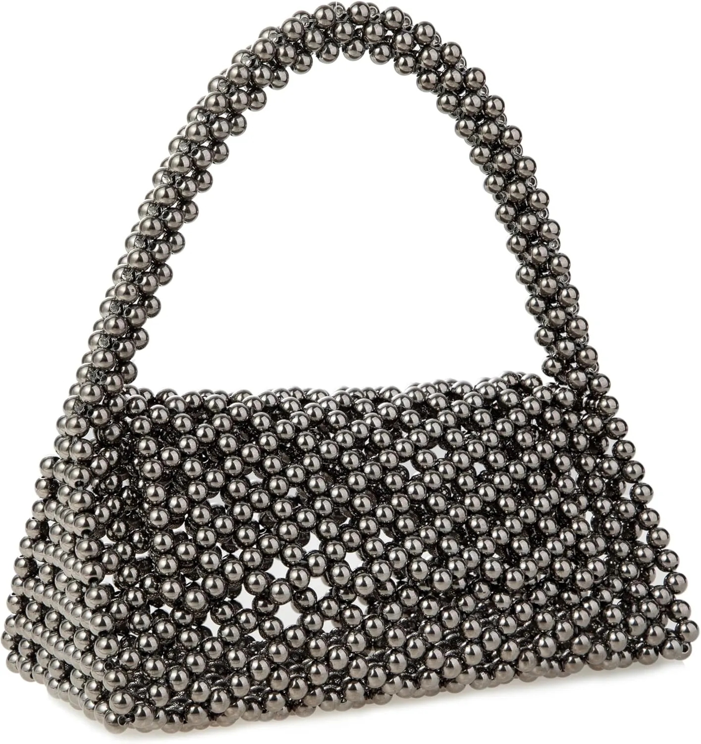 YUSHINY Candy Color Acrylic Beaded Hollow Handbag Evening Clutch Triangle Bags for Wedding Party