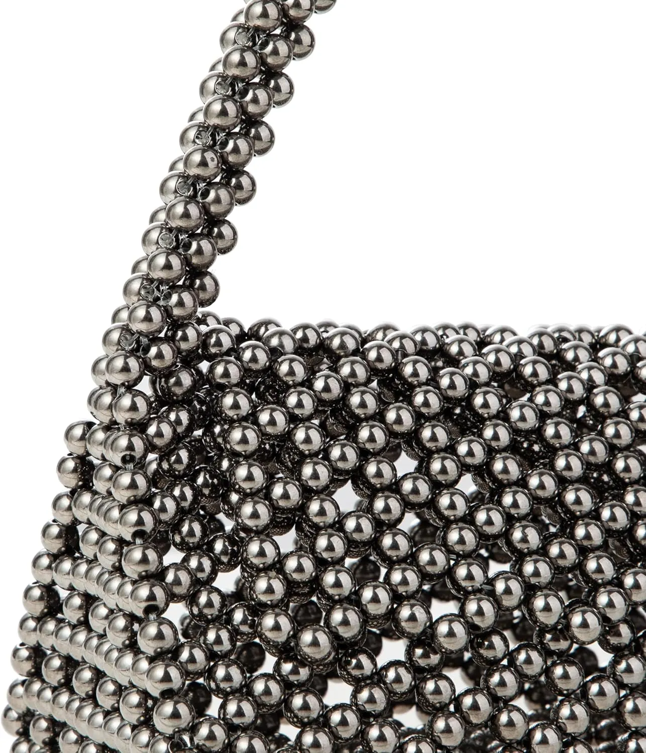 YUSHINY Candy Color Acrylic Beaded Hollow Handbag Evening Clutch Triangle Bags for Wedding Party