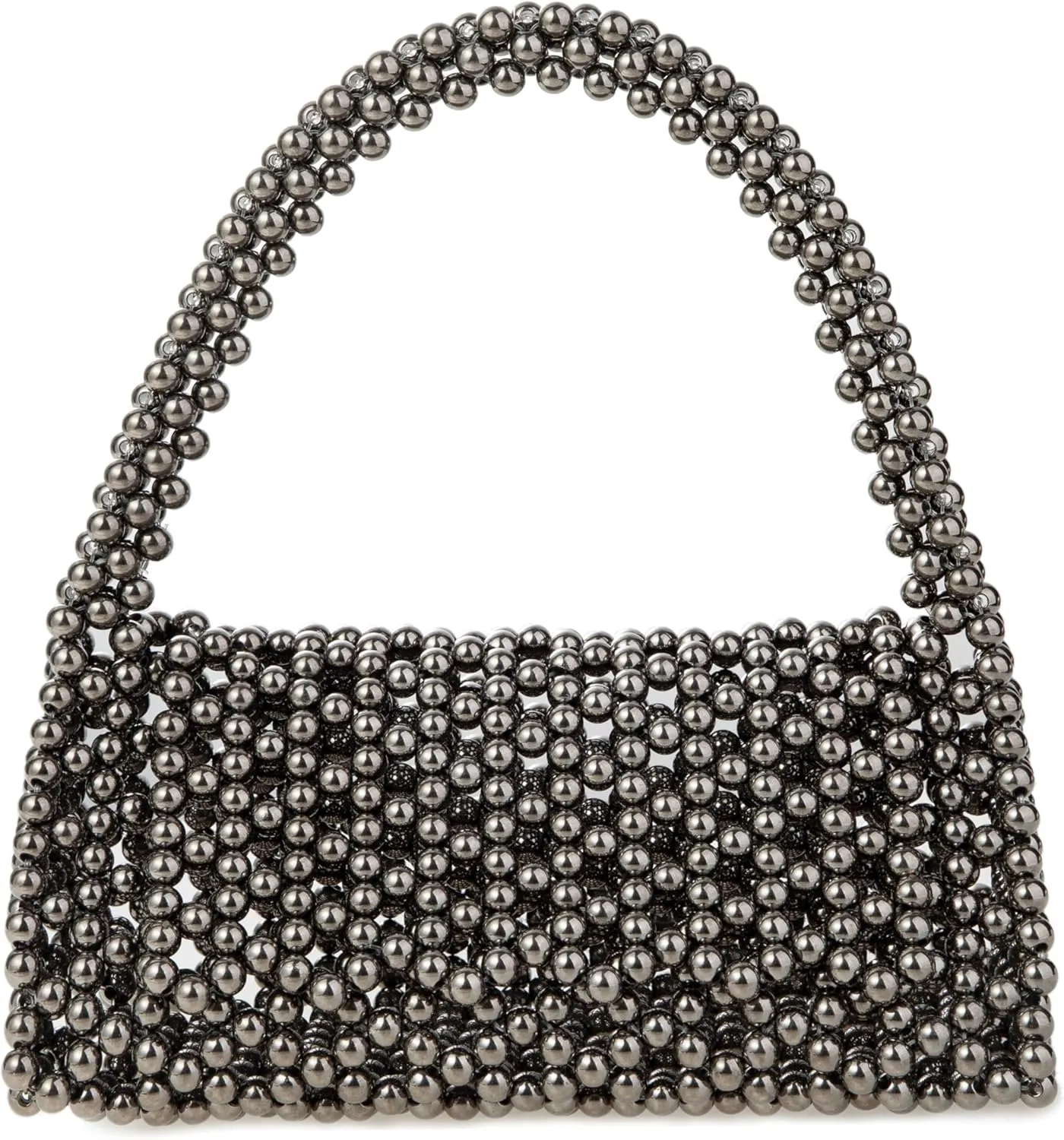 YUSHINY Candy Color Acrylic Beaded Hollow Handbag Evening Clutch Triangle Bags for Wedding Party