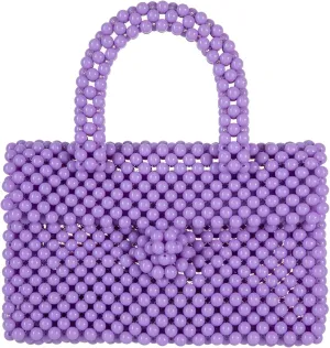 YUSHINY Women Acrylic Beaded Clutch Macaron Color Message Bag with Strap for Wedding Evening Party