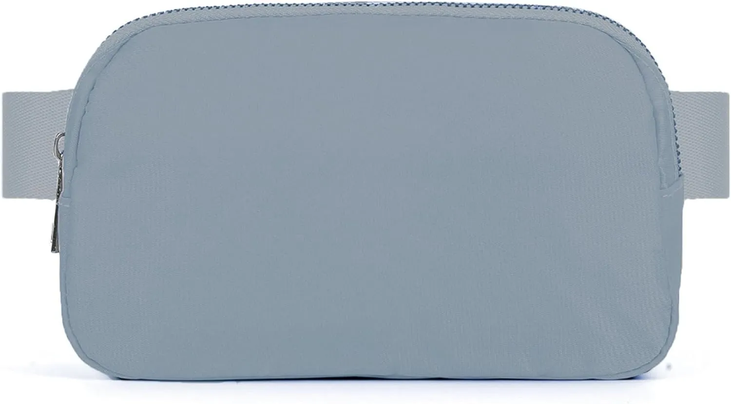 ZPN Mini Fanny Pack Belt Bag for Women and Men, Fashionable Waterproof Waist Pack with Adjustable Strap for Traveling, Hiking, Jogging, Cycling (Bluish Grey)
